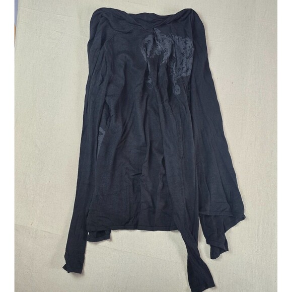 Romeo & Juliet Couture Women's Large Graphic Cardigan Sweater Size Small - Picture 2 of 12